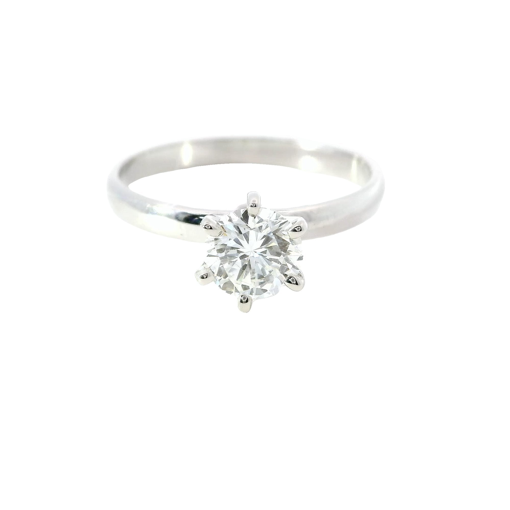 Anillos de Compromiso Oro Blanco 18K LEY (750)