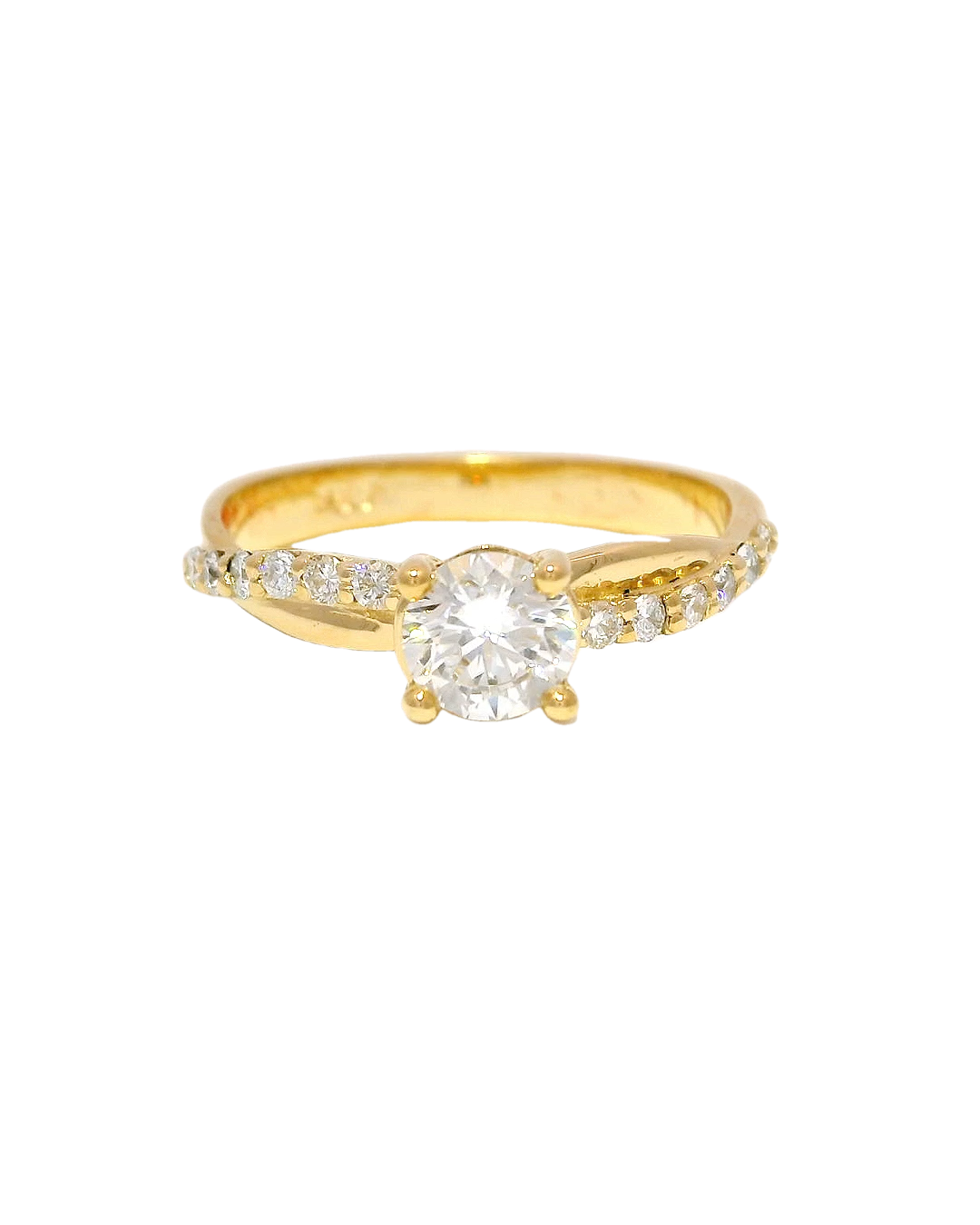 Anillos de Compromiso Oro Amarillo 18K LEY (750)