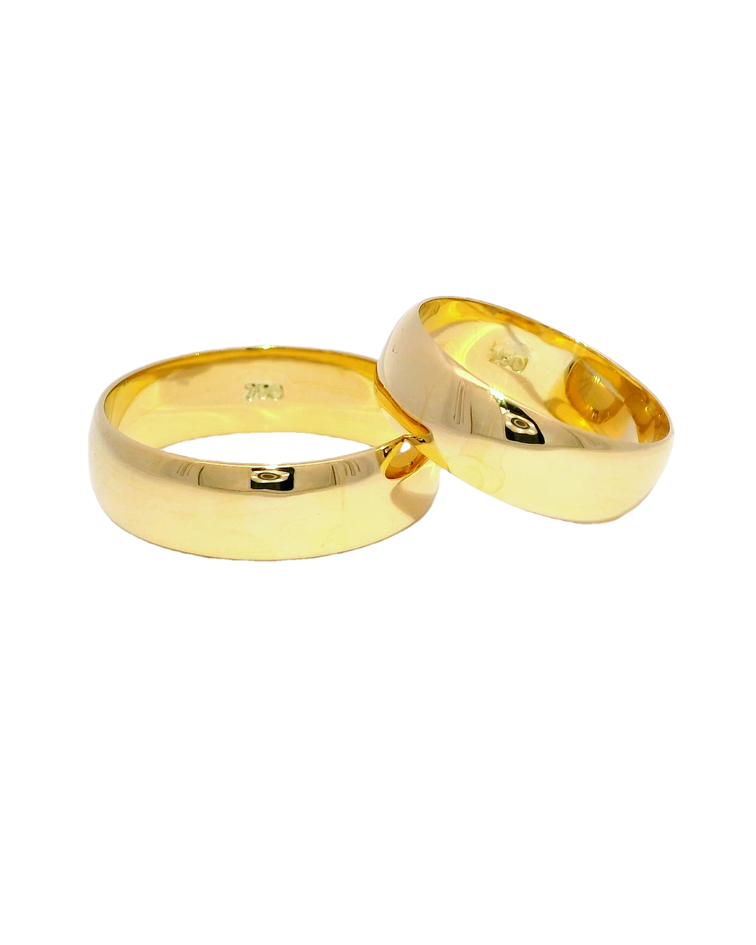 Anillos de boda elegantes 18K 5,75 mm
