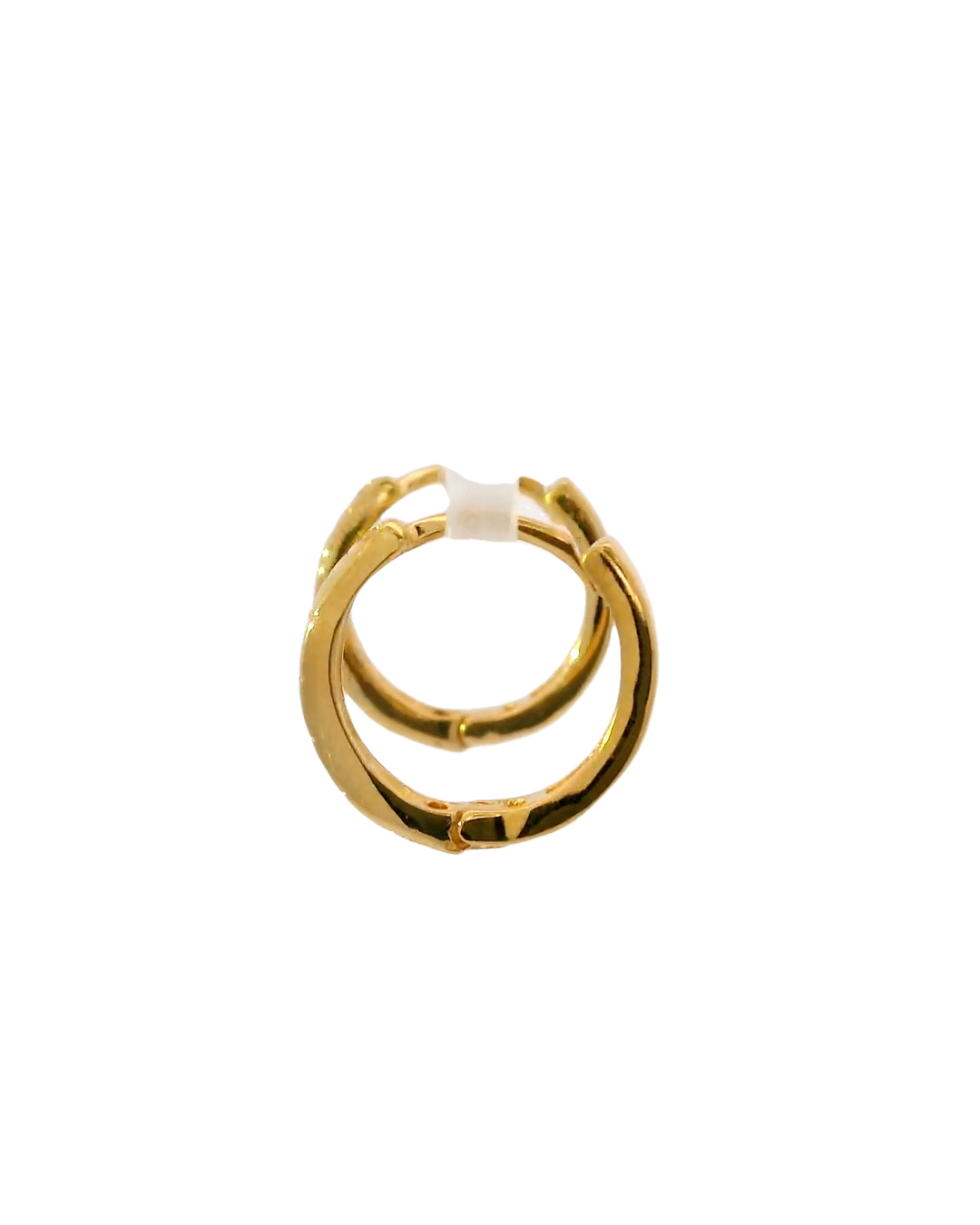 Argollas de oro 18k tipo Huggies 1,3 mm