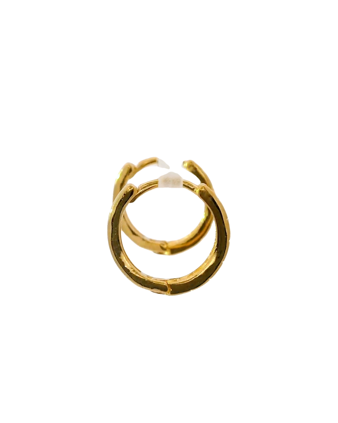 Argollas de oro 18k tipo Huggies 1,3 mm
