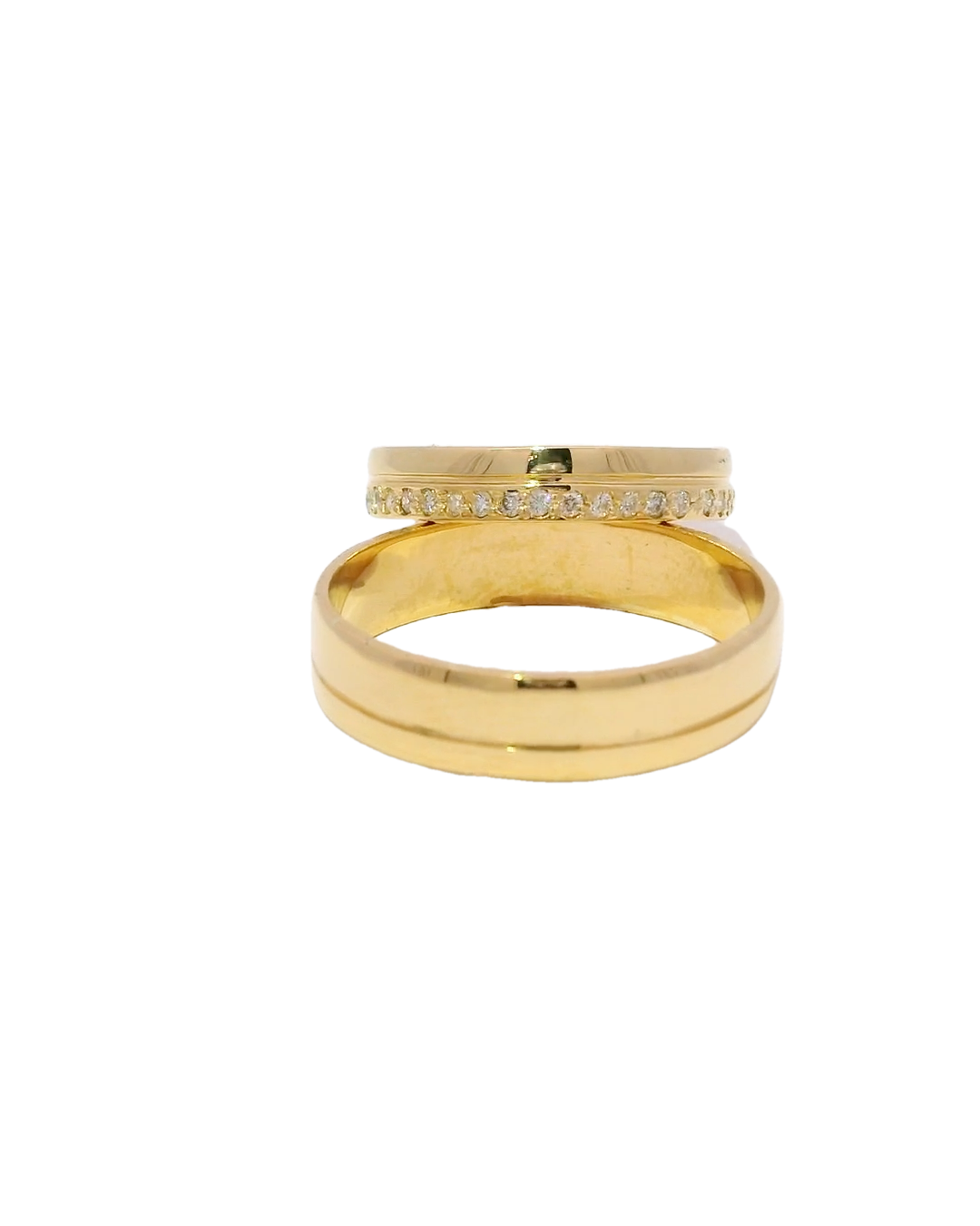 Anillos de boda 18k con diamantes