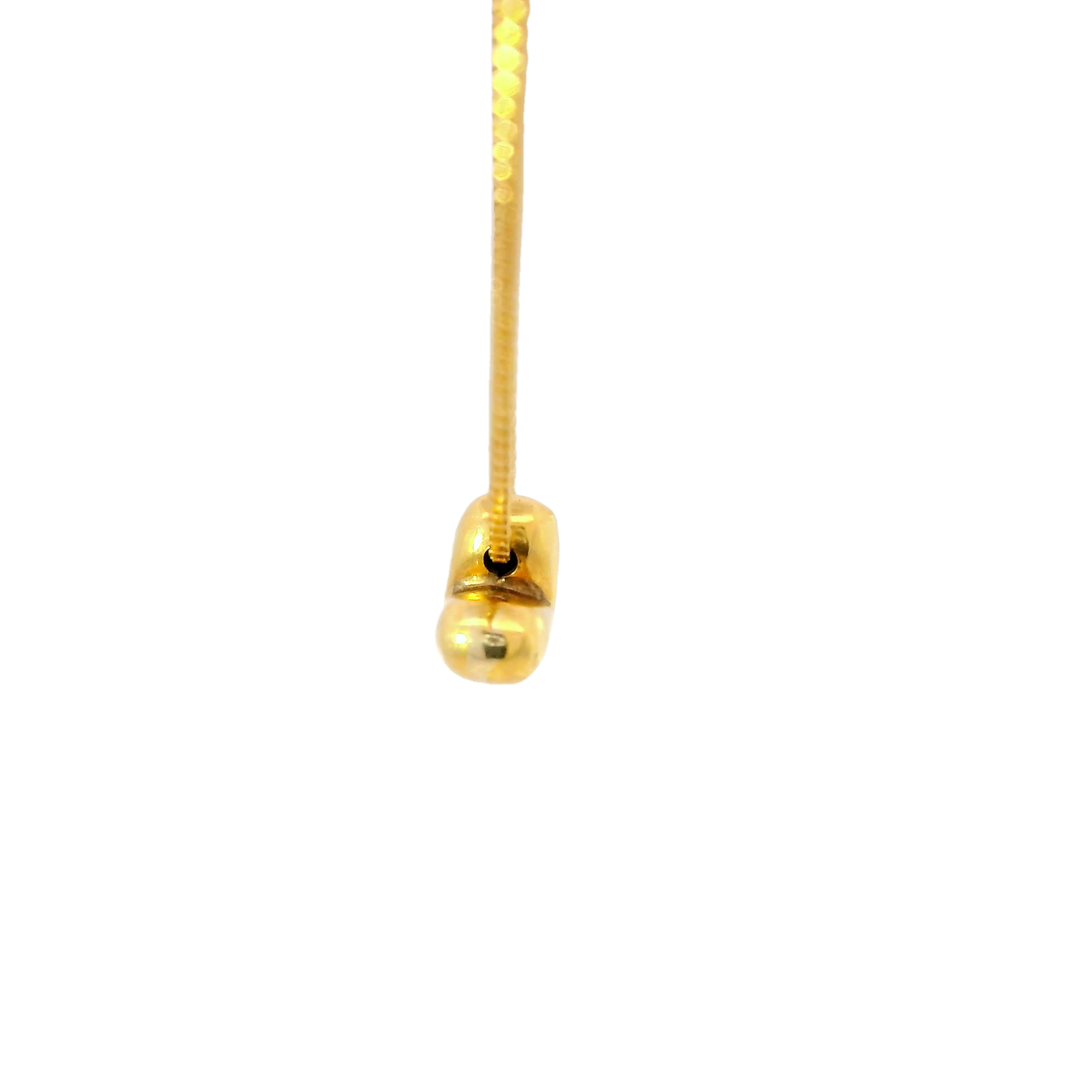 Colgante de corazón en oro amarillo 18k ley
