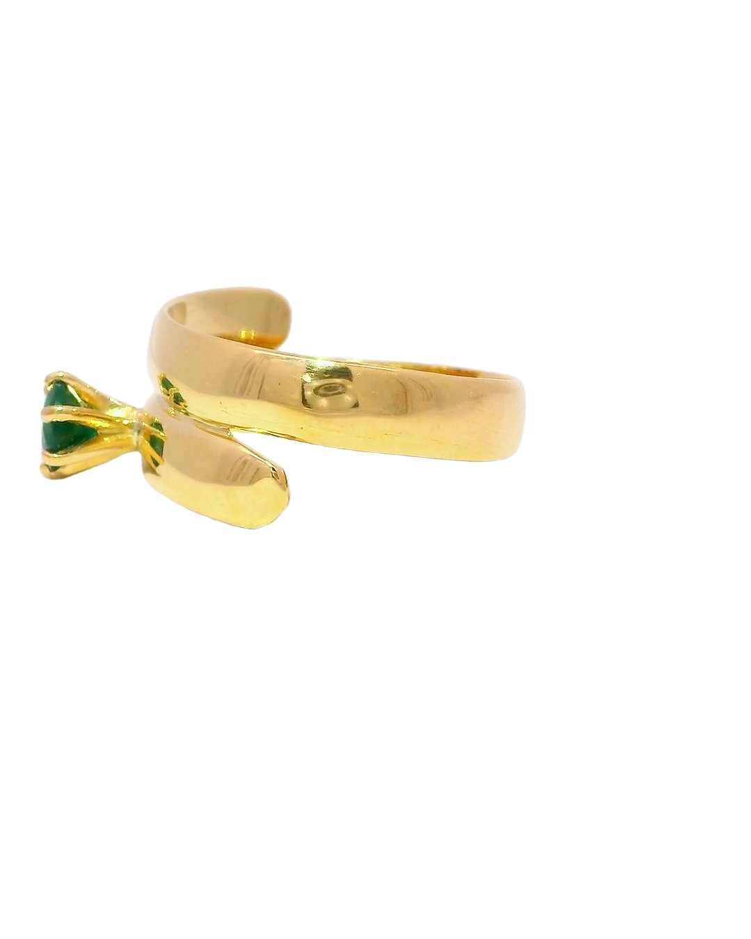 Anillo en oro amarillo 18k ley fancy