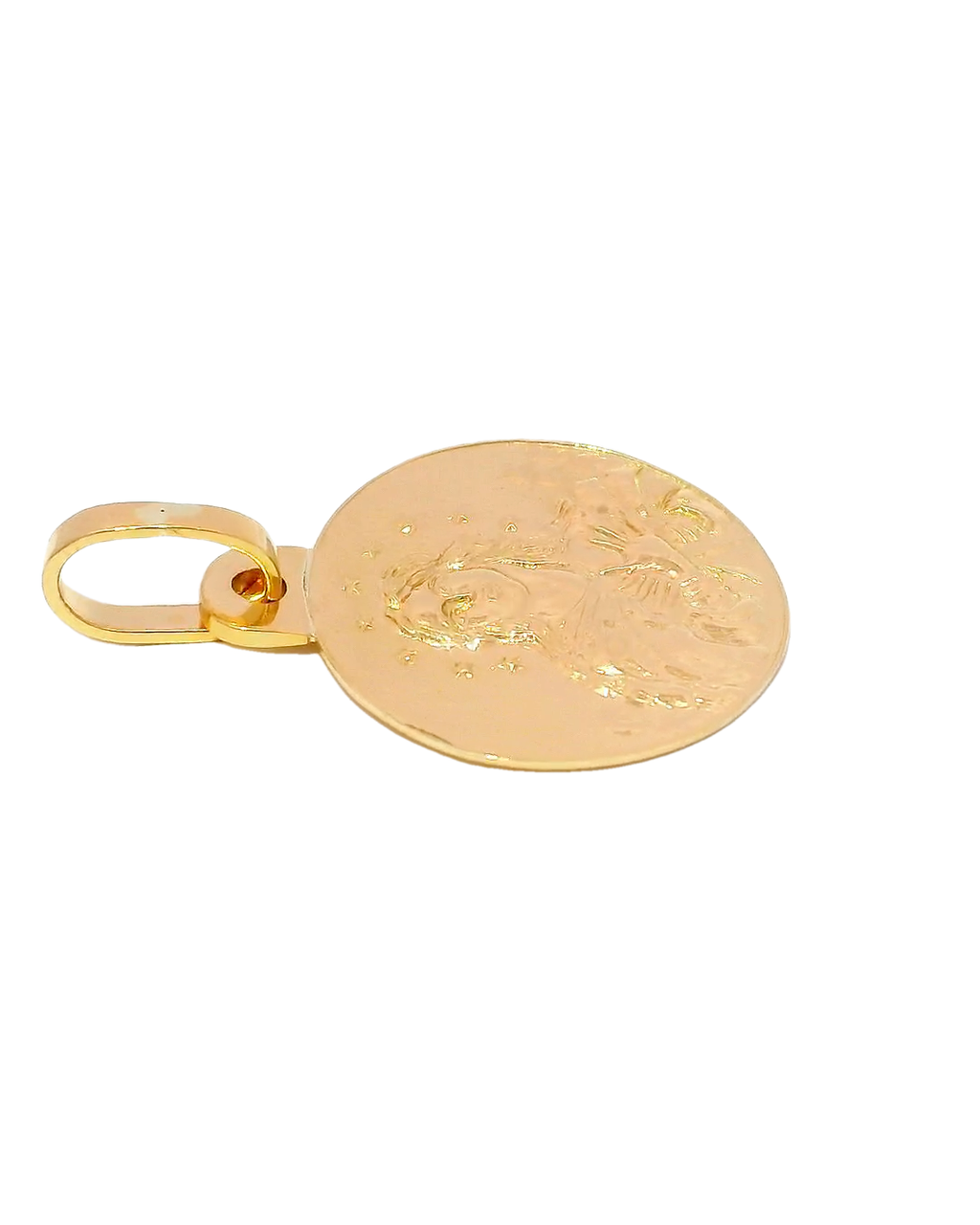 Colgante en oro amarillo 18k ley con diseño detallado