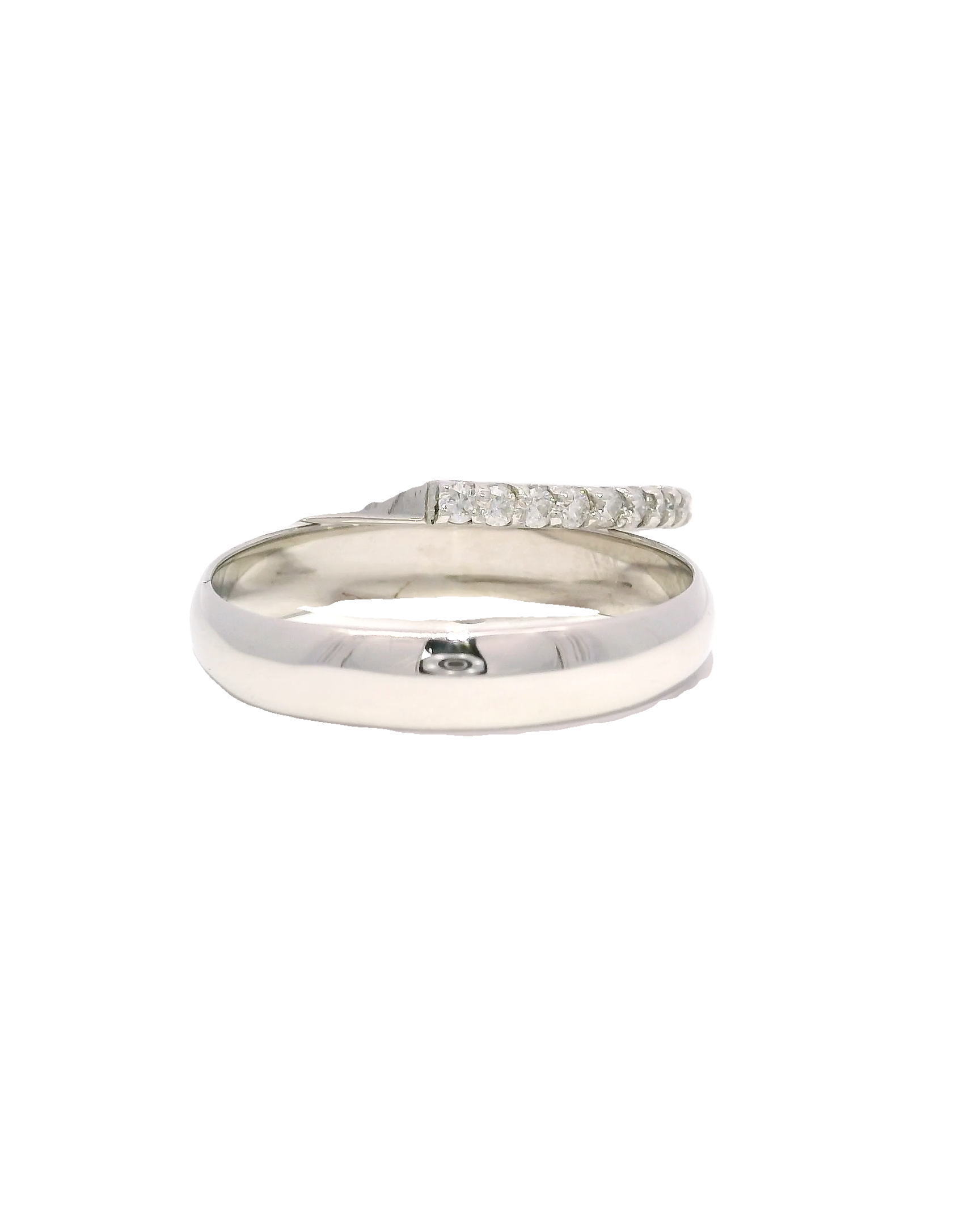 Anillos de boda en oro blanco 18k ley elegantes
