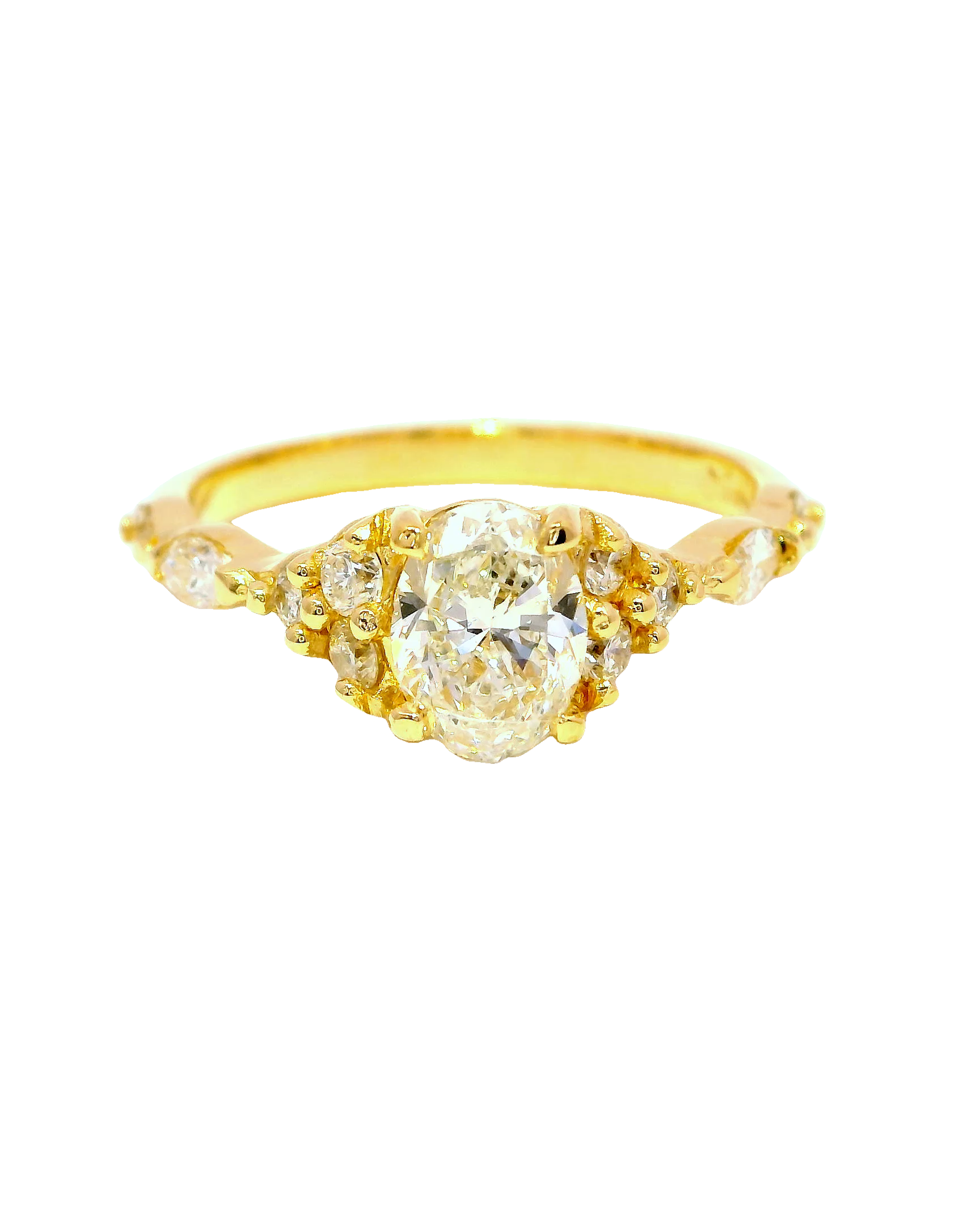 Anillo de compromiso princesa oval