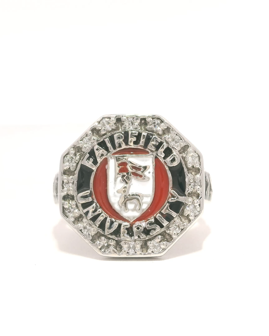 Anillo de Grado Oro blanco 18k con diamantes naturales