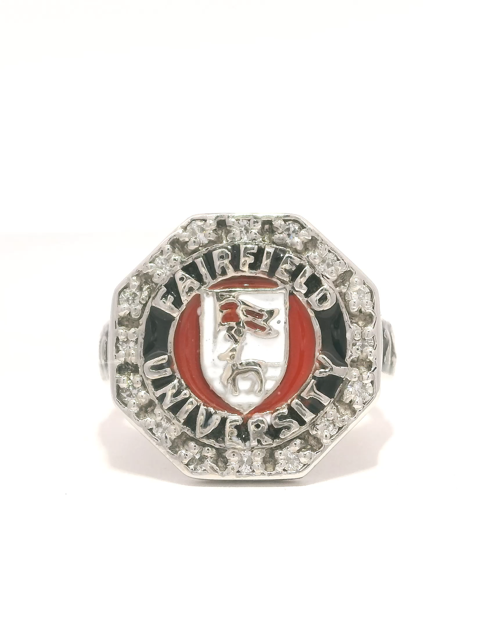 Anillo de Grado Oro blanco 18k con diamantes naturales