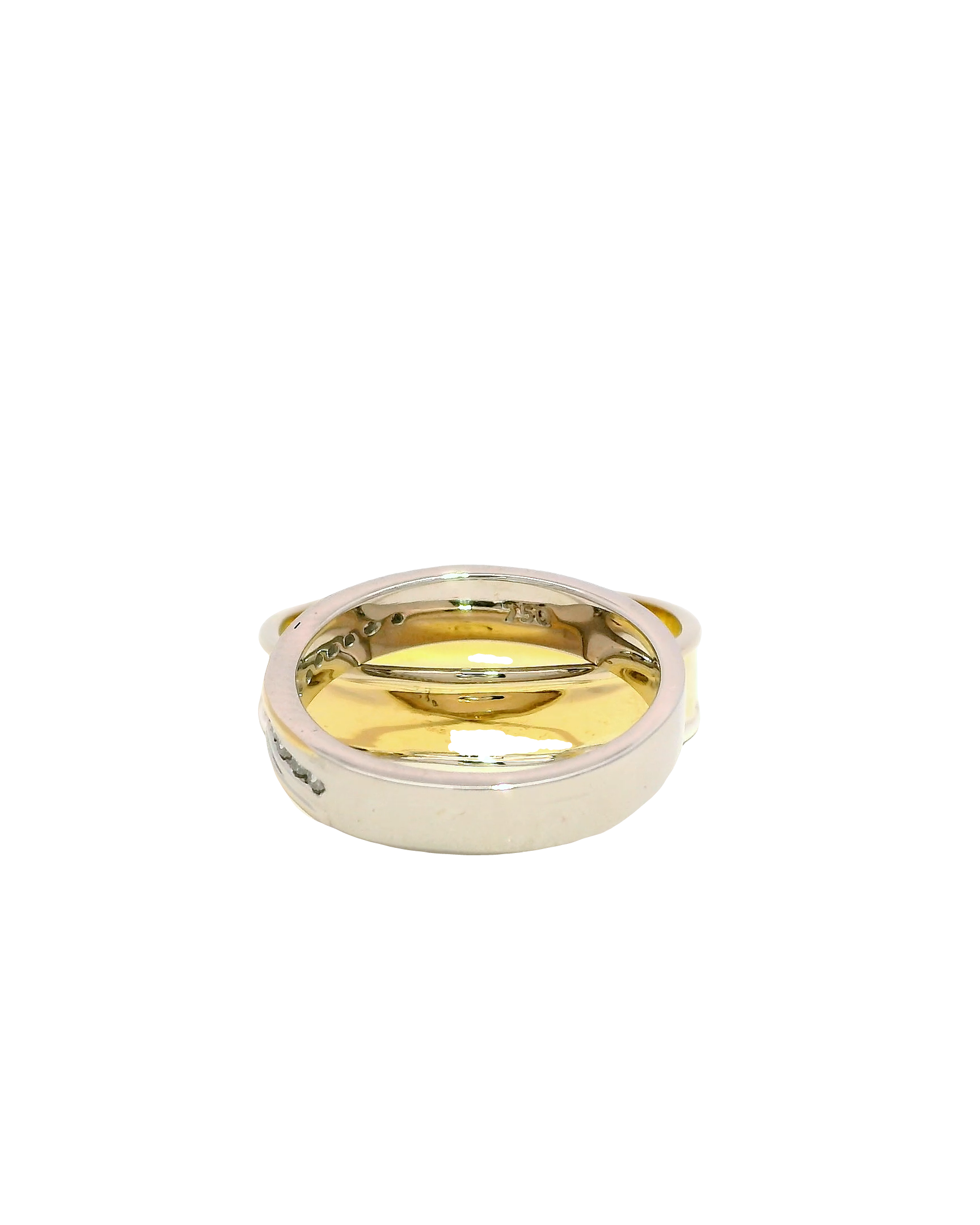 Anillos de matrimonio en dos oros 18k ley elegantes