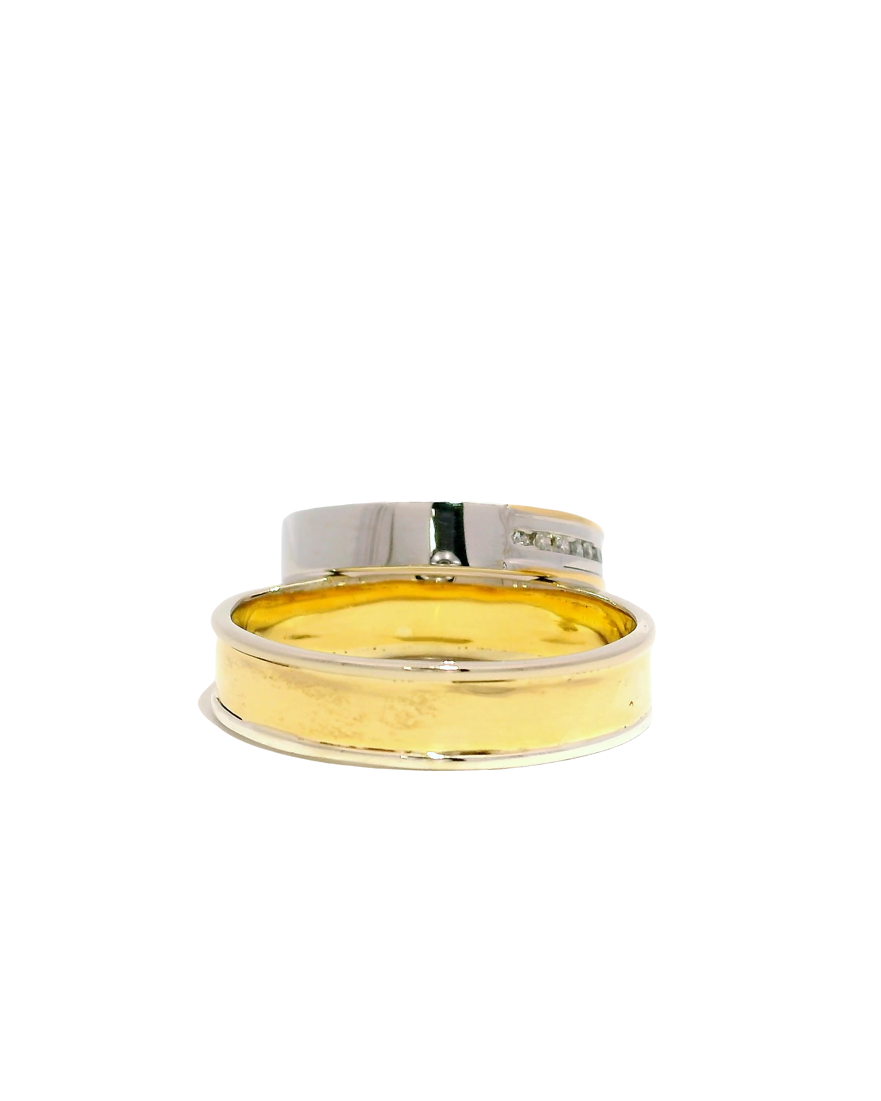 Anillos de matrimonio en dos oros 18k ley elegantes